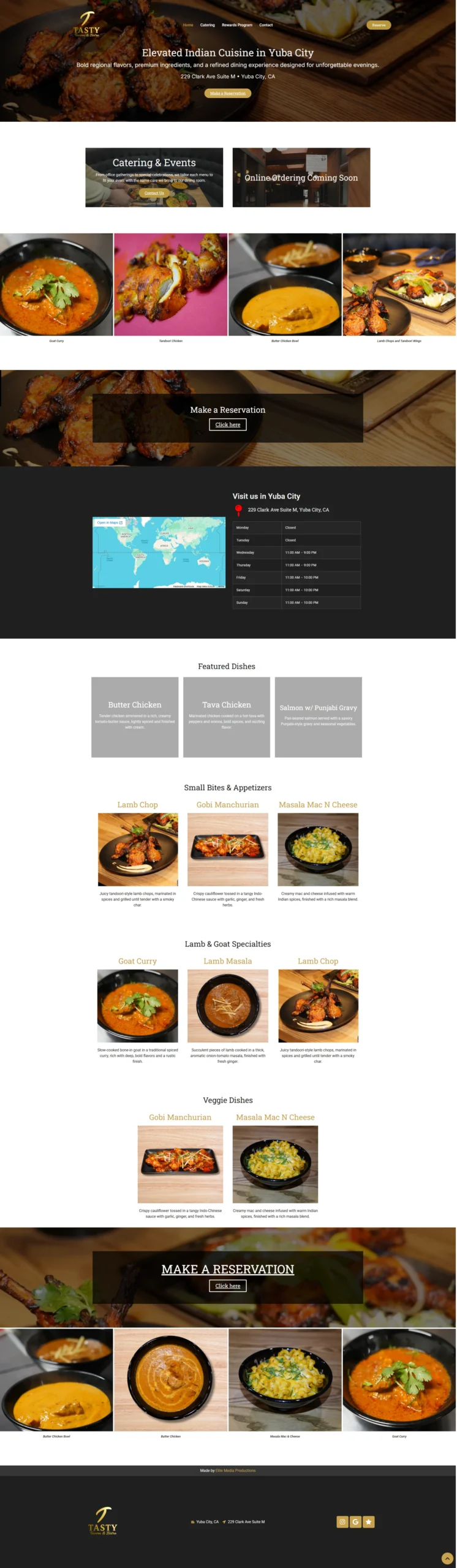 Tasty's home page screenshot