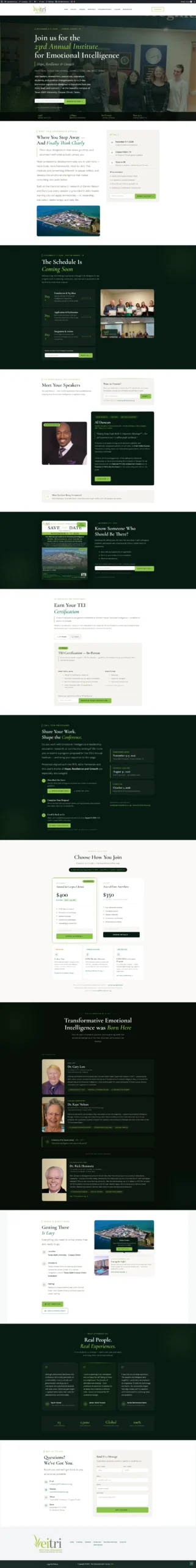 TEI Conference website screenshot