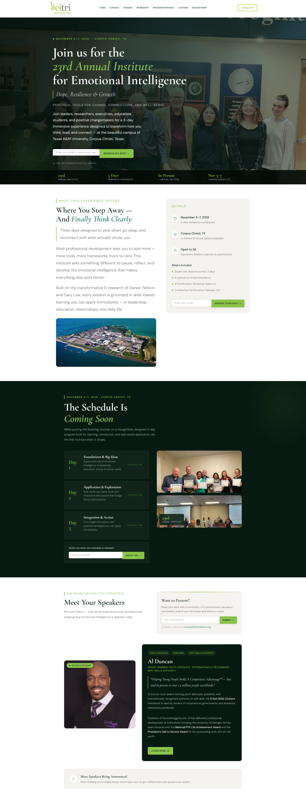TEI Conference site preview